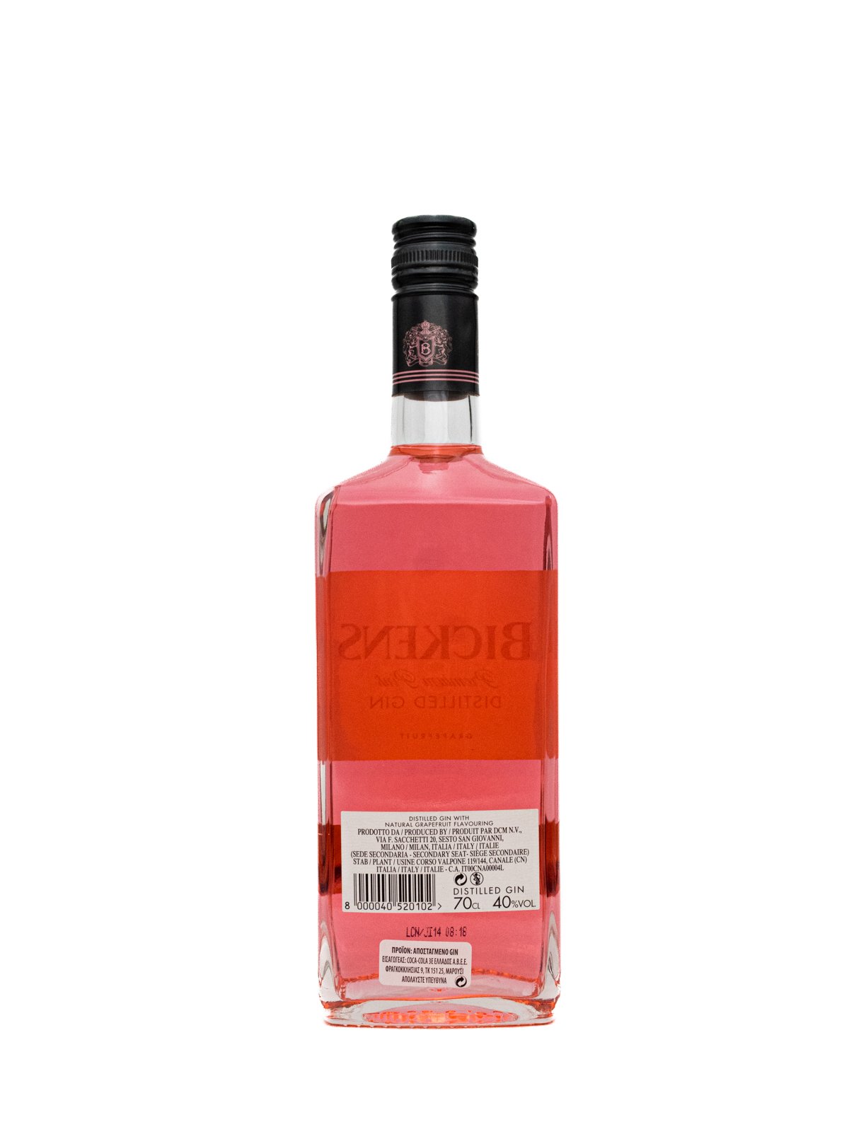 BICKENS PINK GRAPEFRUIT GIN