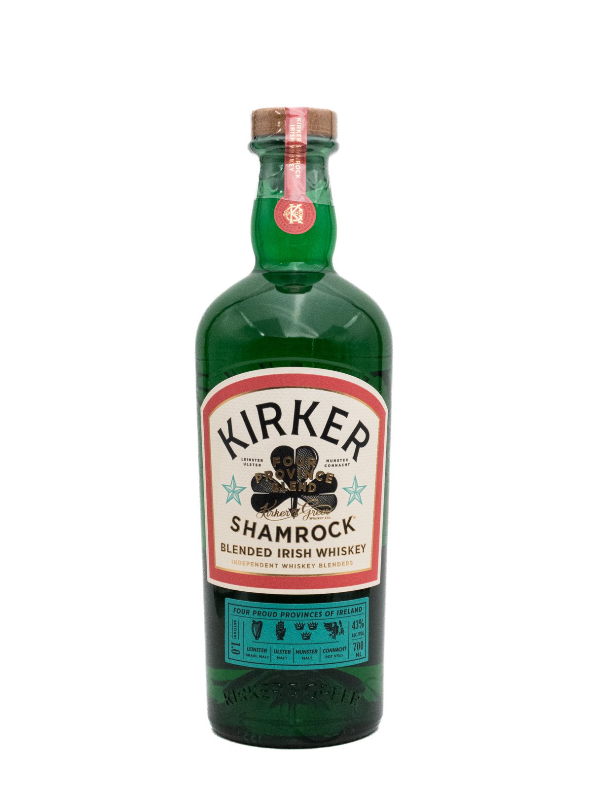 SHAMROCK KIRKER IRISH WHISKEY