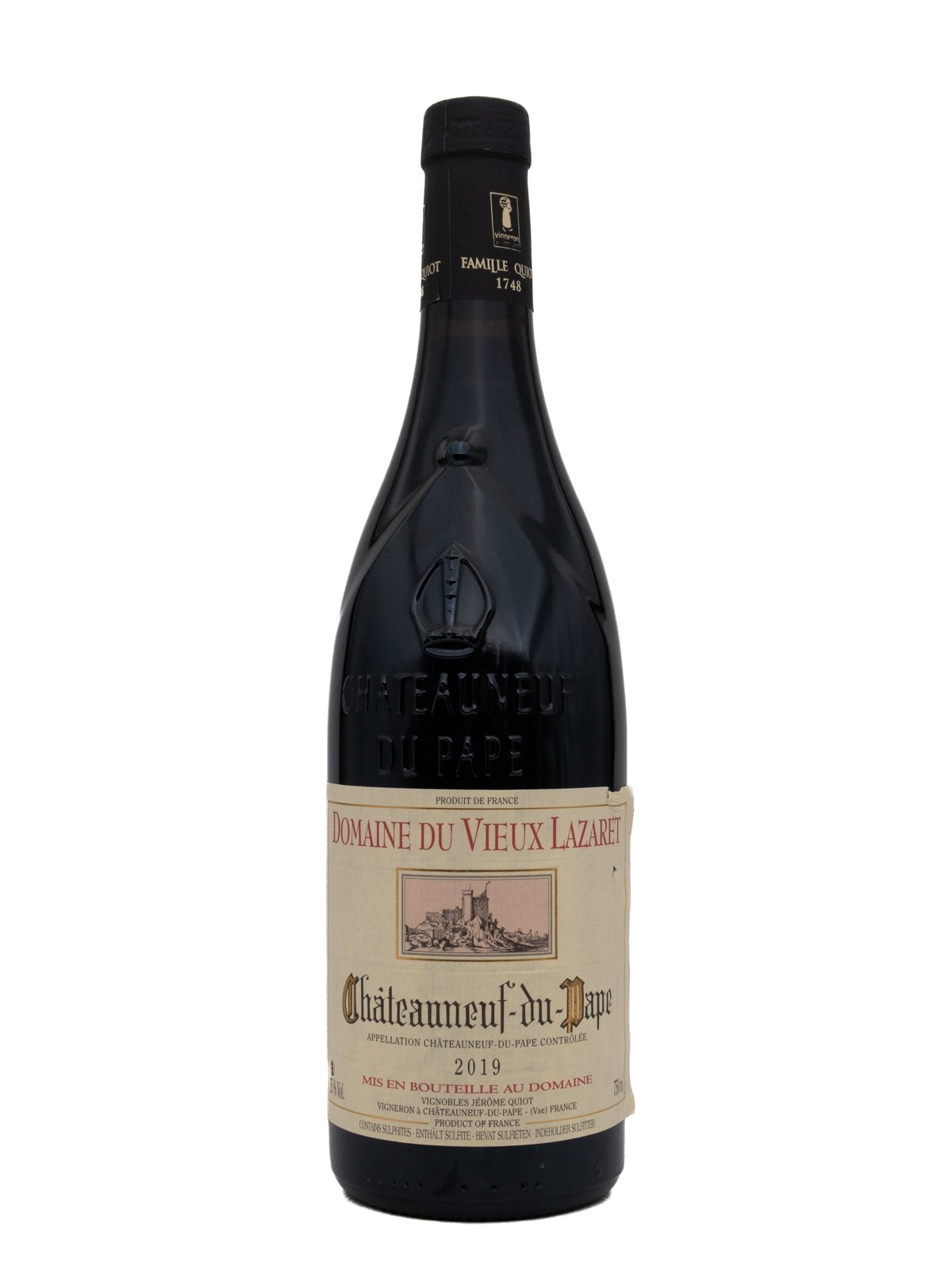 QUIOT CHATEAUNEUF DU PAPE ROUGE VIEUX LAZARET
