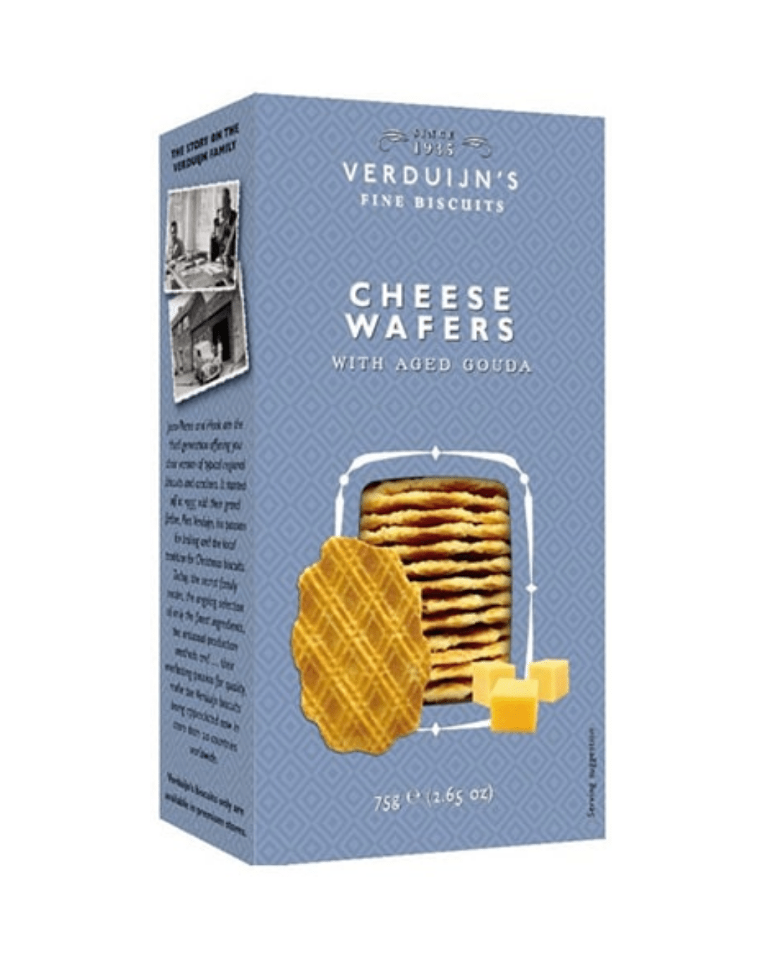 WAFERS CHEESE WITH AGED GOUDA 75gr
