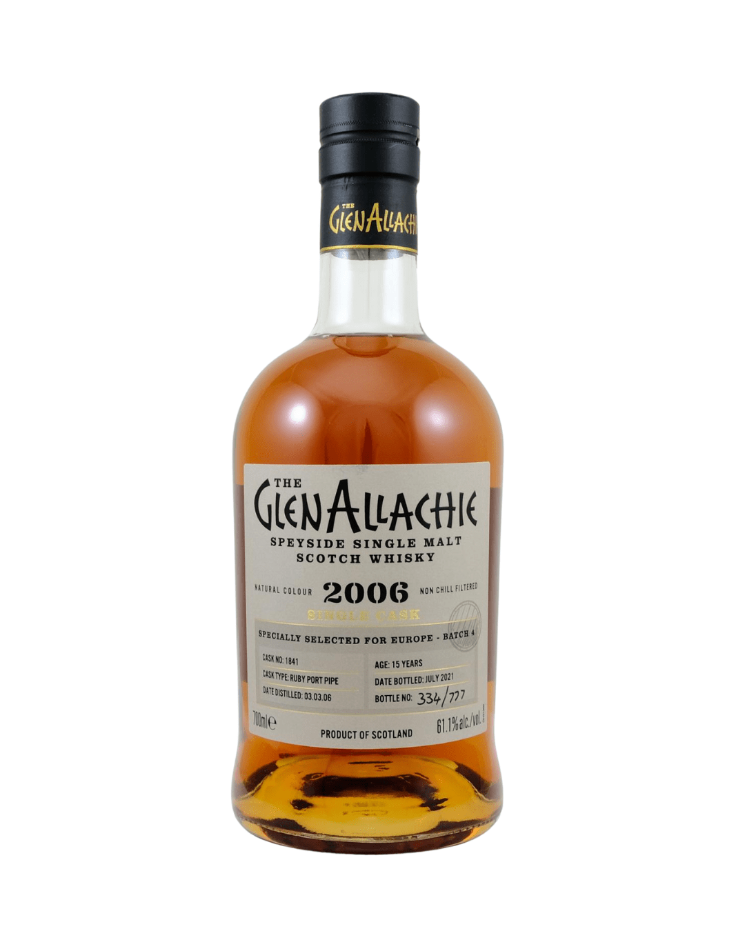 GLENALLACHIE 2006 SINGLE CASK #1841