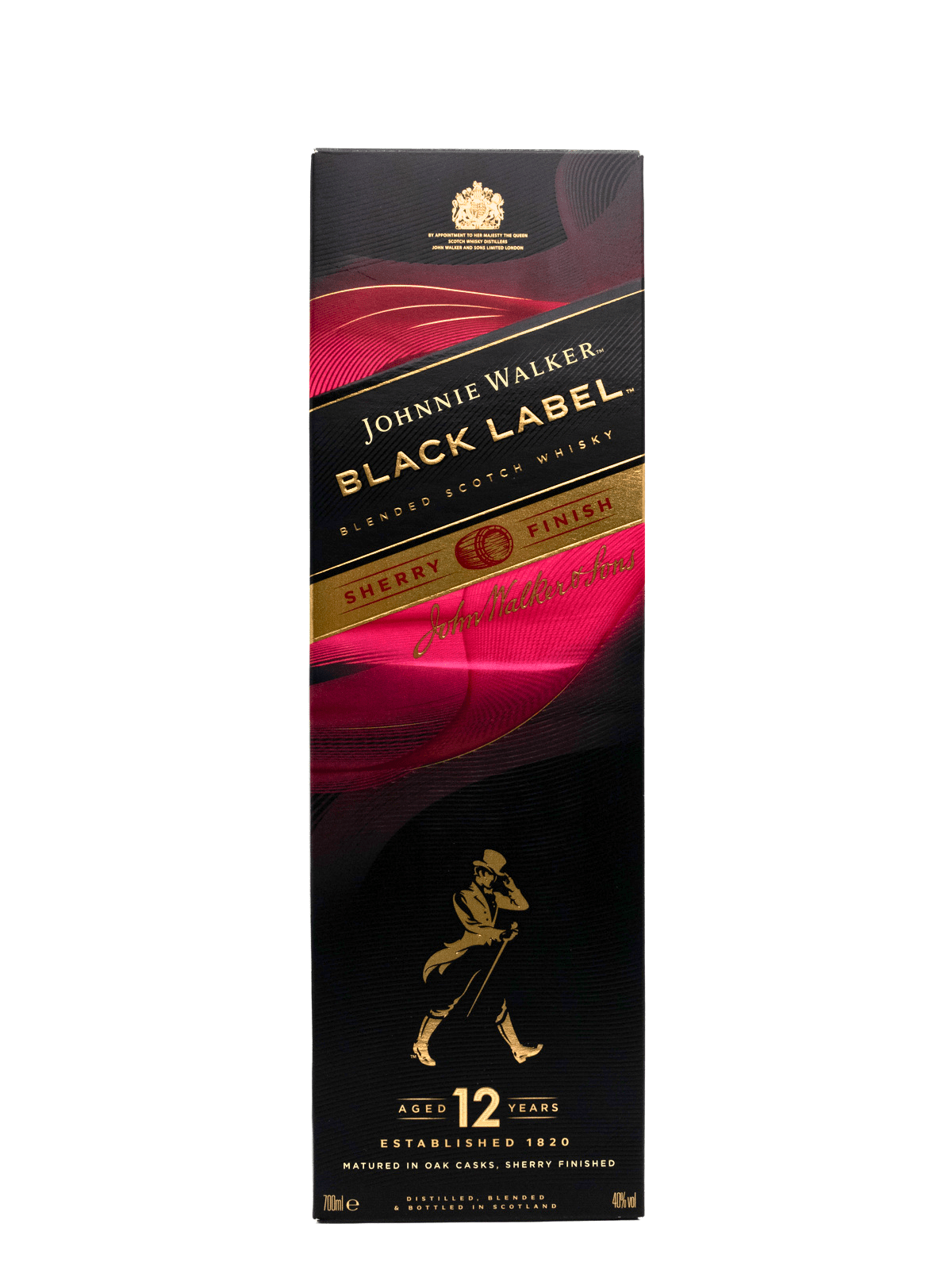JOHNNIE WALKER BLACK LABEL SHERRY FINISH