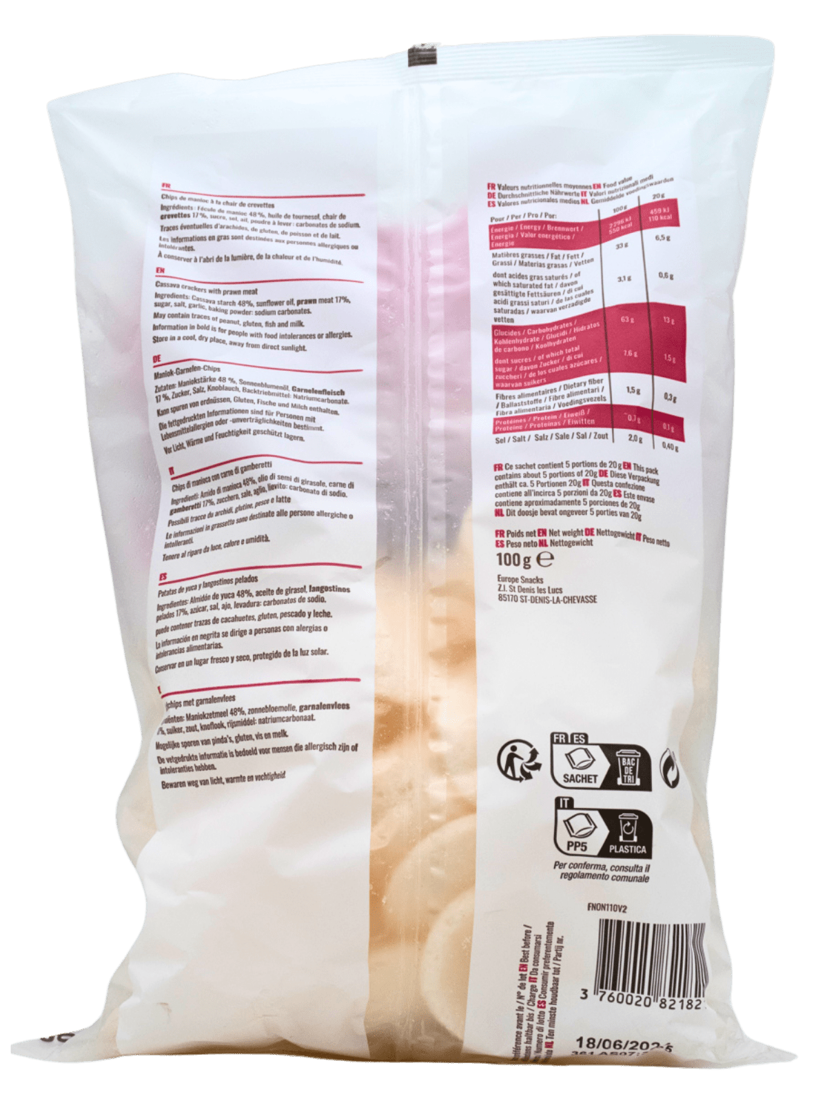 PRAWN CRACKERS 100gr