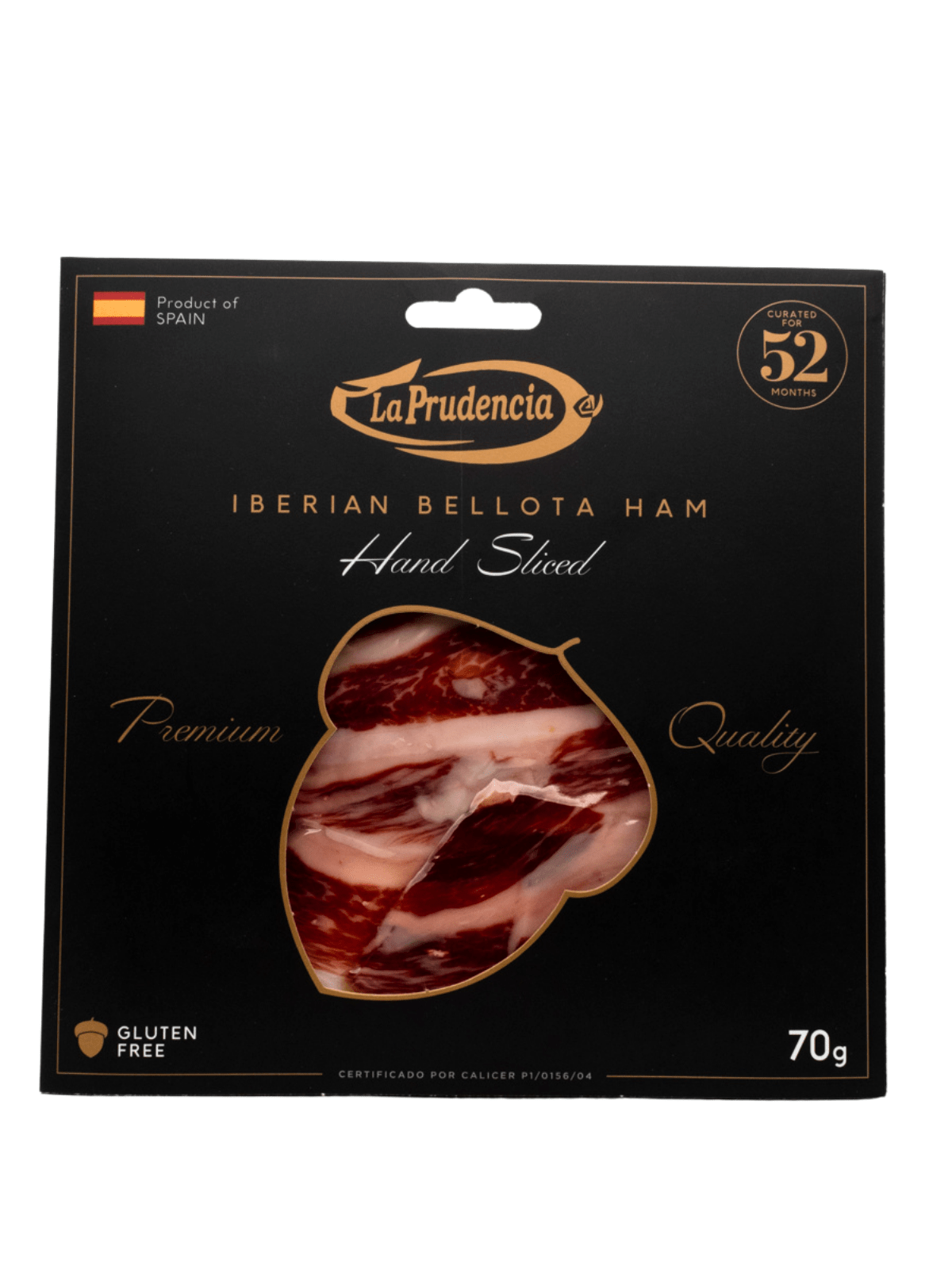 JAMON IBERICO DE BELLOTA SLICES GLUTEN FREE 70gr