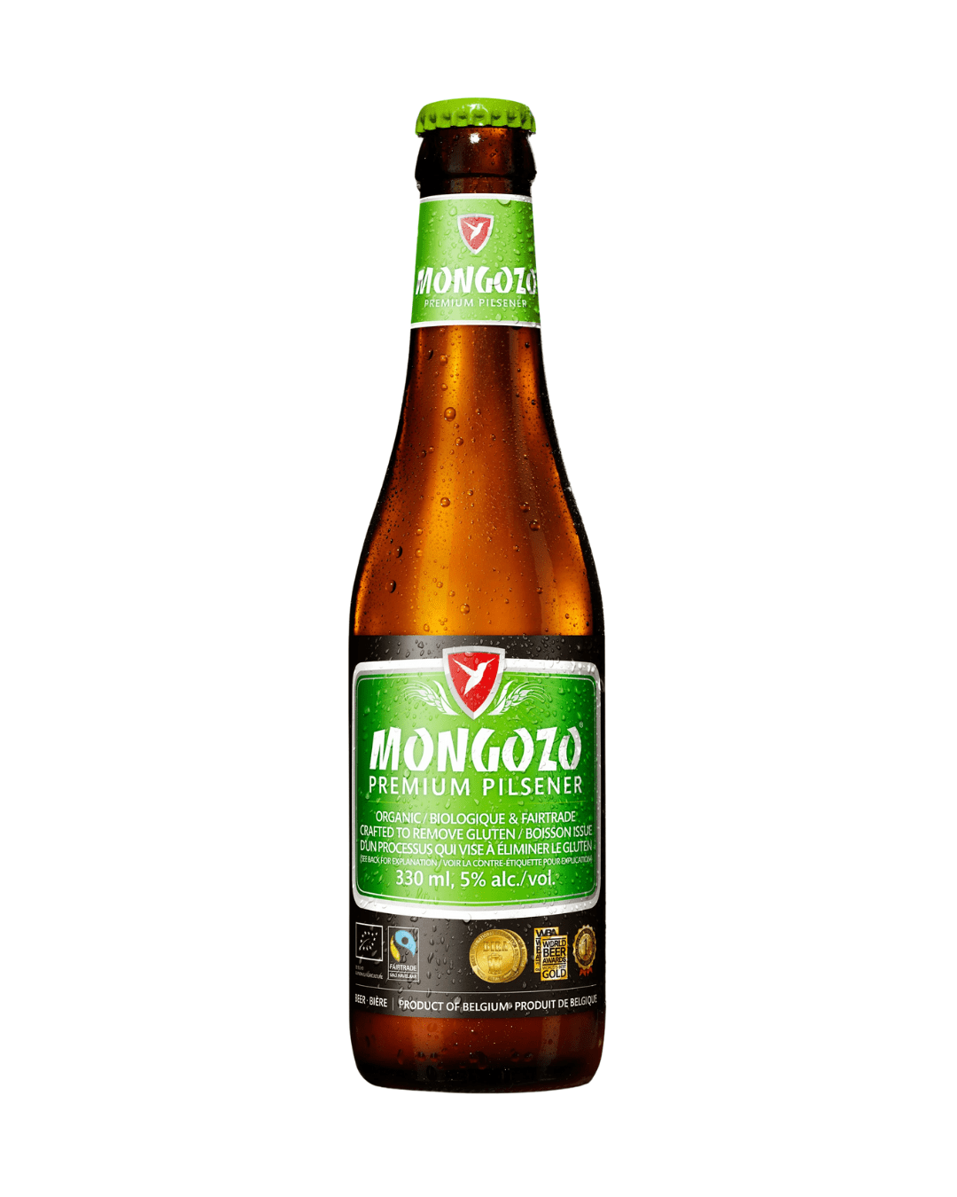 MONGOZO PREMIUM PILSNER GLUTEN FREE GLASS OW