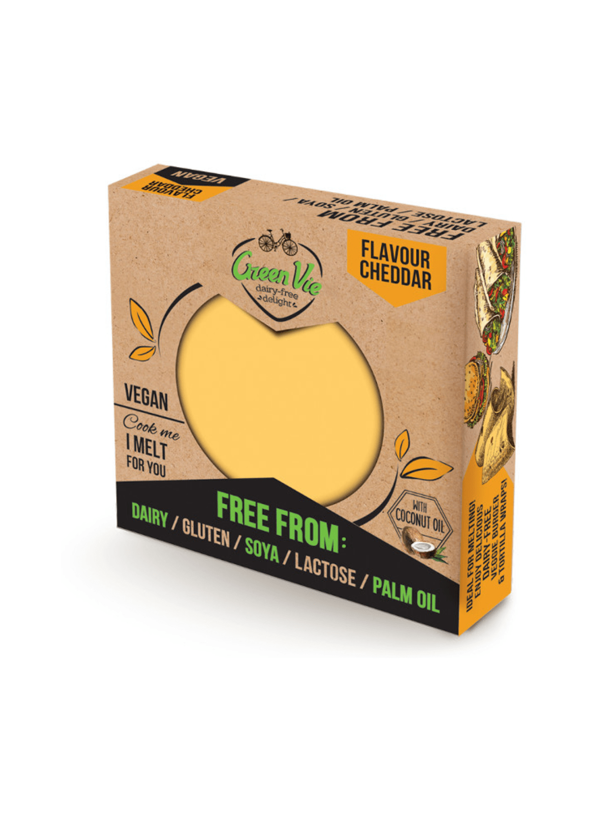 ΧΟΡ/ΤΟ VEGAN ΓΕΥΣΗ ΤΣΕΝΤΑΡ CHEDDAR ΚΟΜΜΑΤΙ 250gr
