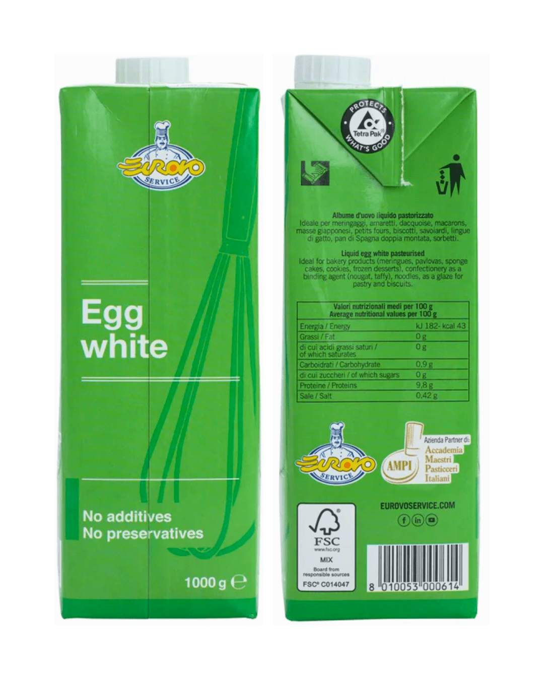 LIQUID EGG WHITE - ΑΣΠΡΑΔΙ ΑΥΓΟΥ ΠΑΣΤ/ΝΟ 1KG