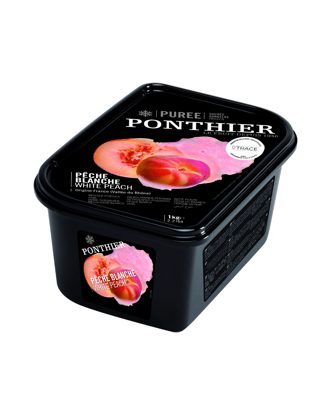 PONTHIER FROZEN POUREE WHITE PEACH