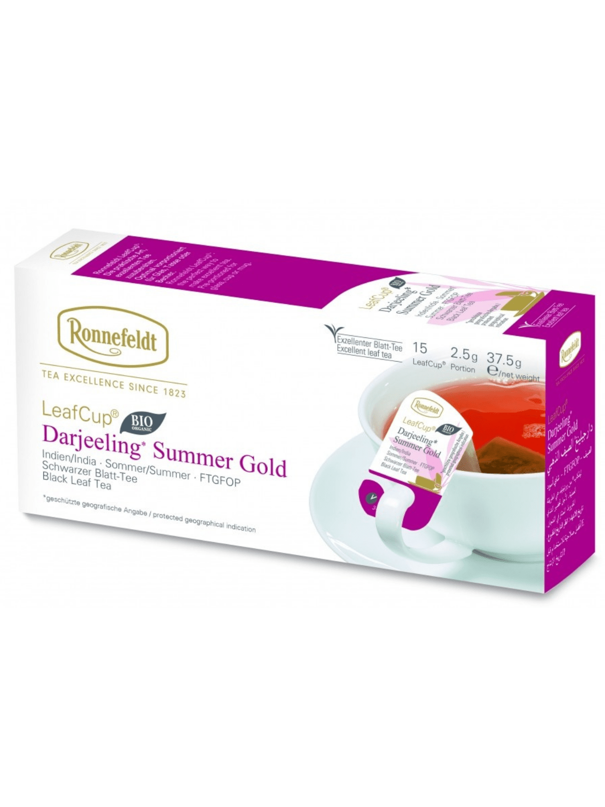 LEAF CUP DARJEELING SUMMER GOLD BIO RONNEFELDT 15TMX