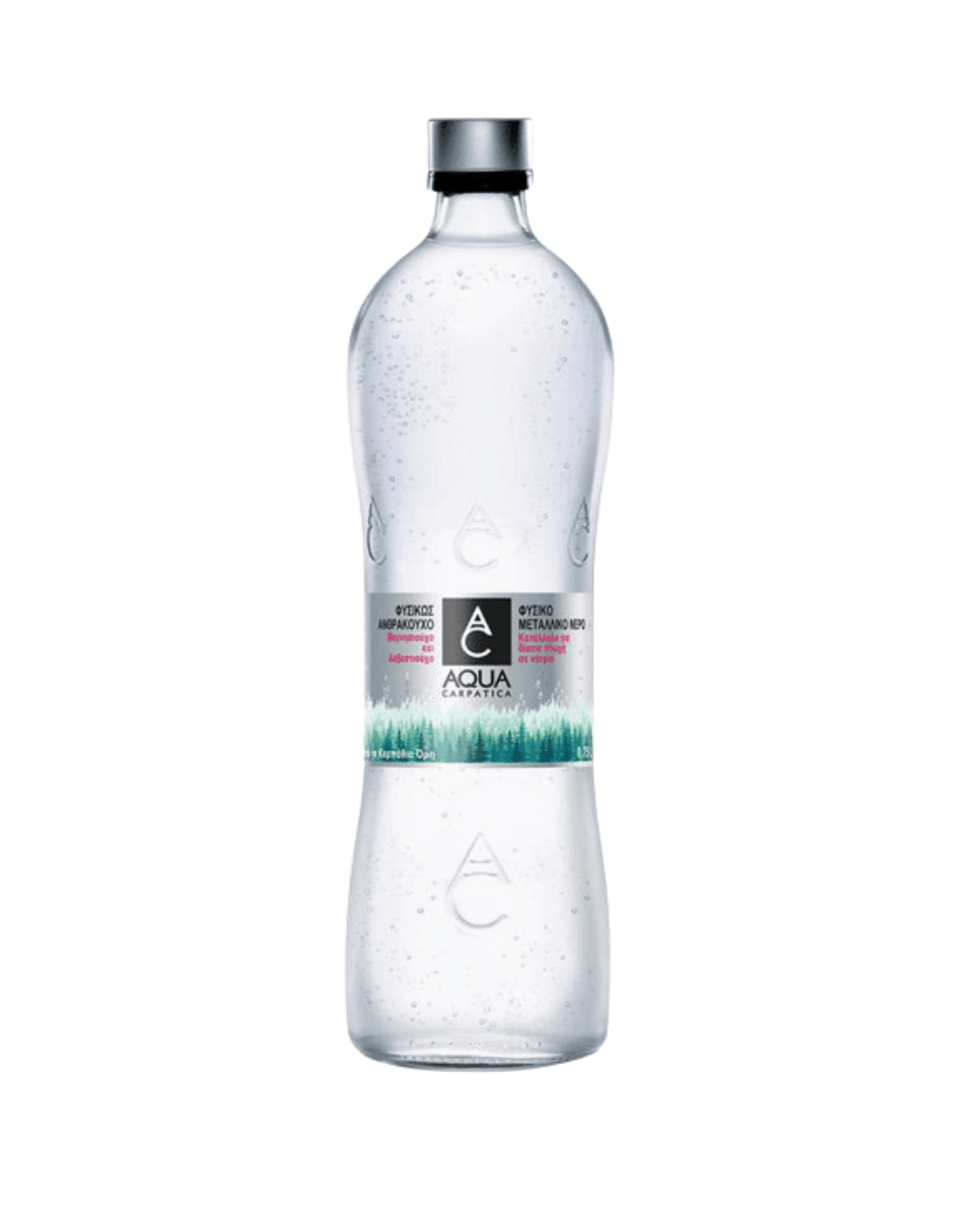 AQUA CARPATICA NATURAL SPARKLING MINERAL WATER GLASS
