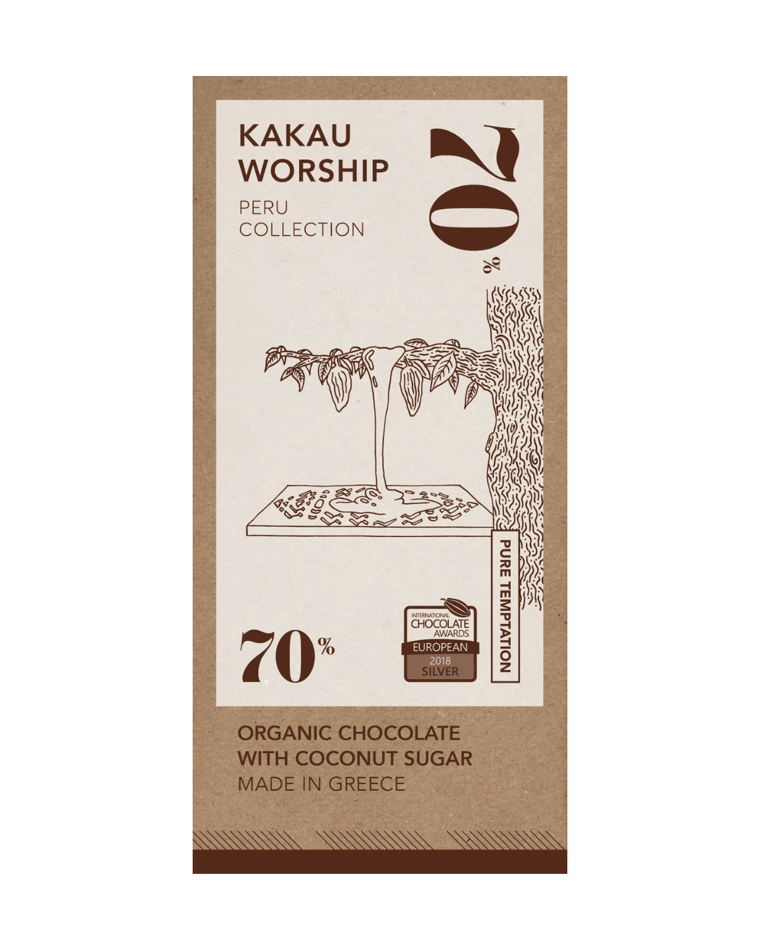 70% PURE PERU BIO 75gr