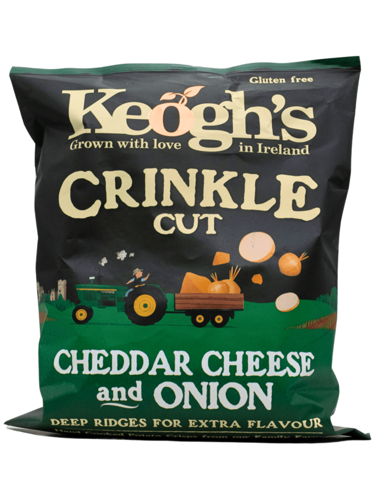 KEOGHS CHEDDAR & ONION 125gr