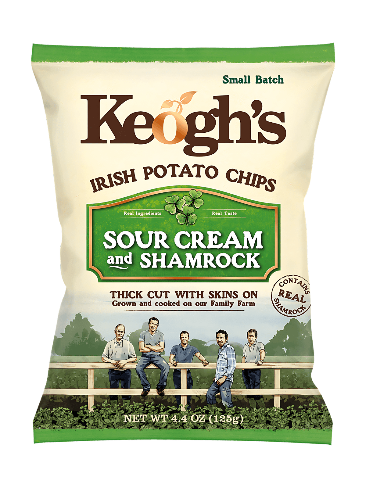 SHAMROCK&SOUR CREAM CHIPS 125gr