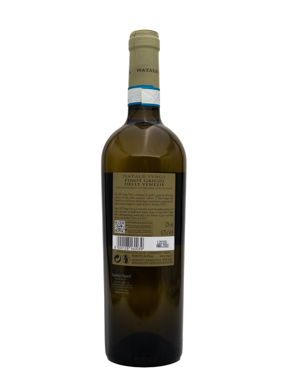 NATALE VERGA PINOT GRIGIO DELLE VENEZIE