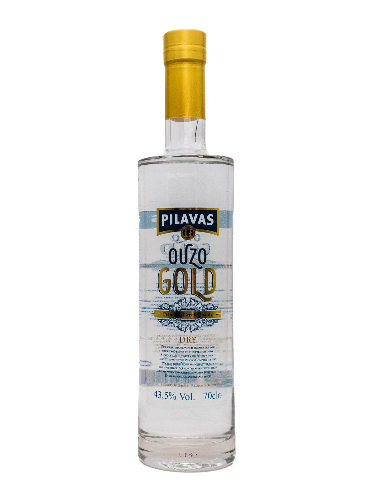 PILAVAS ΟΥΖΟ DRY GOLD