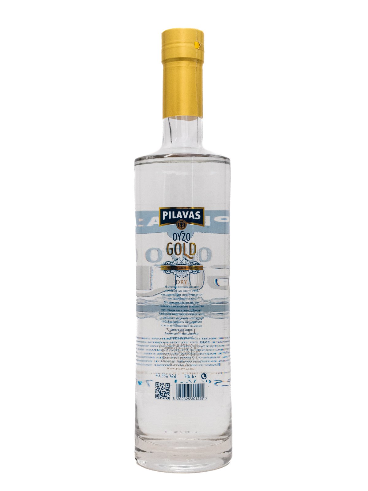 PILAVAS ΟΥΖΟ DRY GOLD