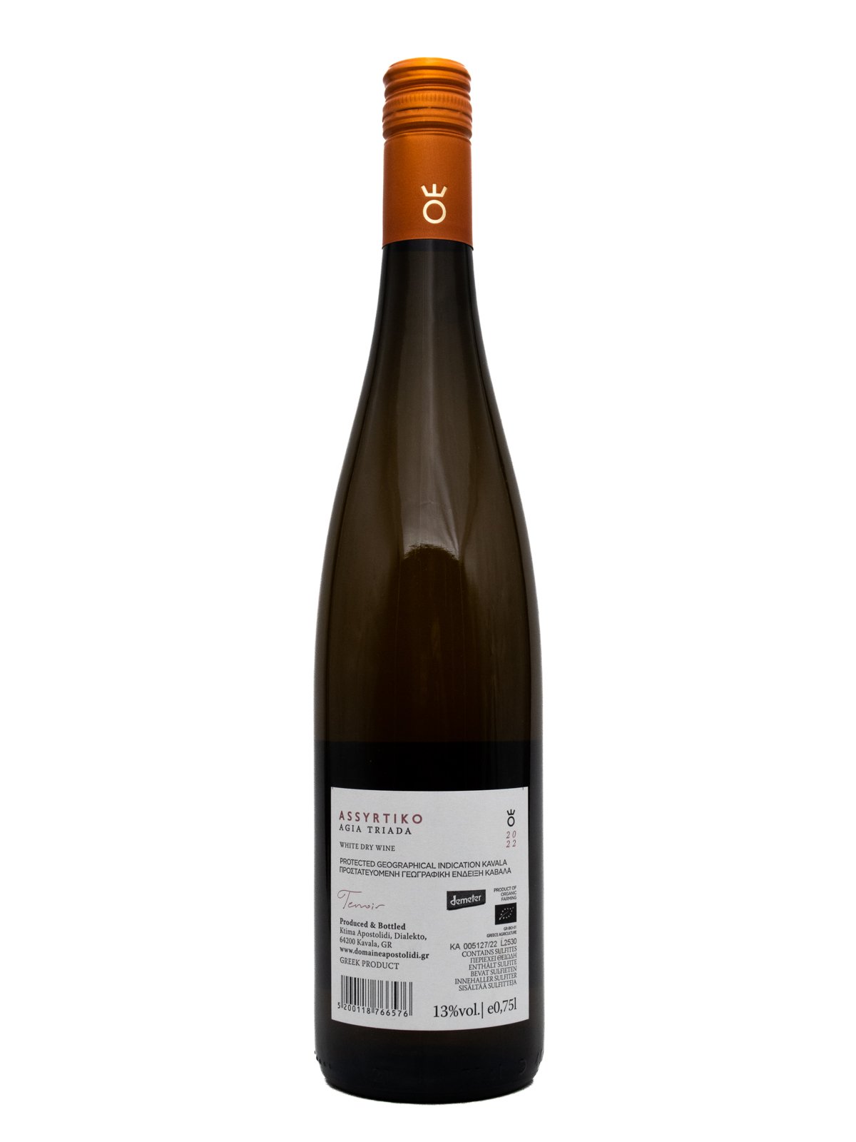 DOMAINE APOSTOLIDI ASSYRTIKO AGIA TRIADA
