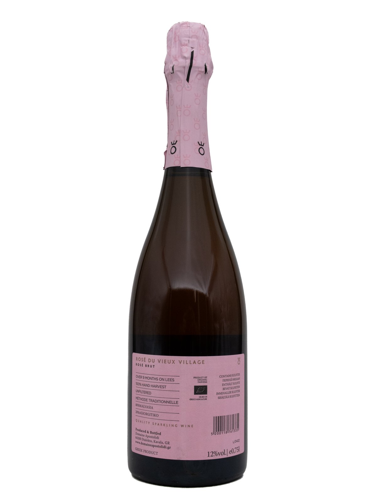 DOMAINE APOSTOLIDIS ROSE DU VIEUX VILLAGE BRUT