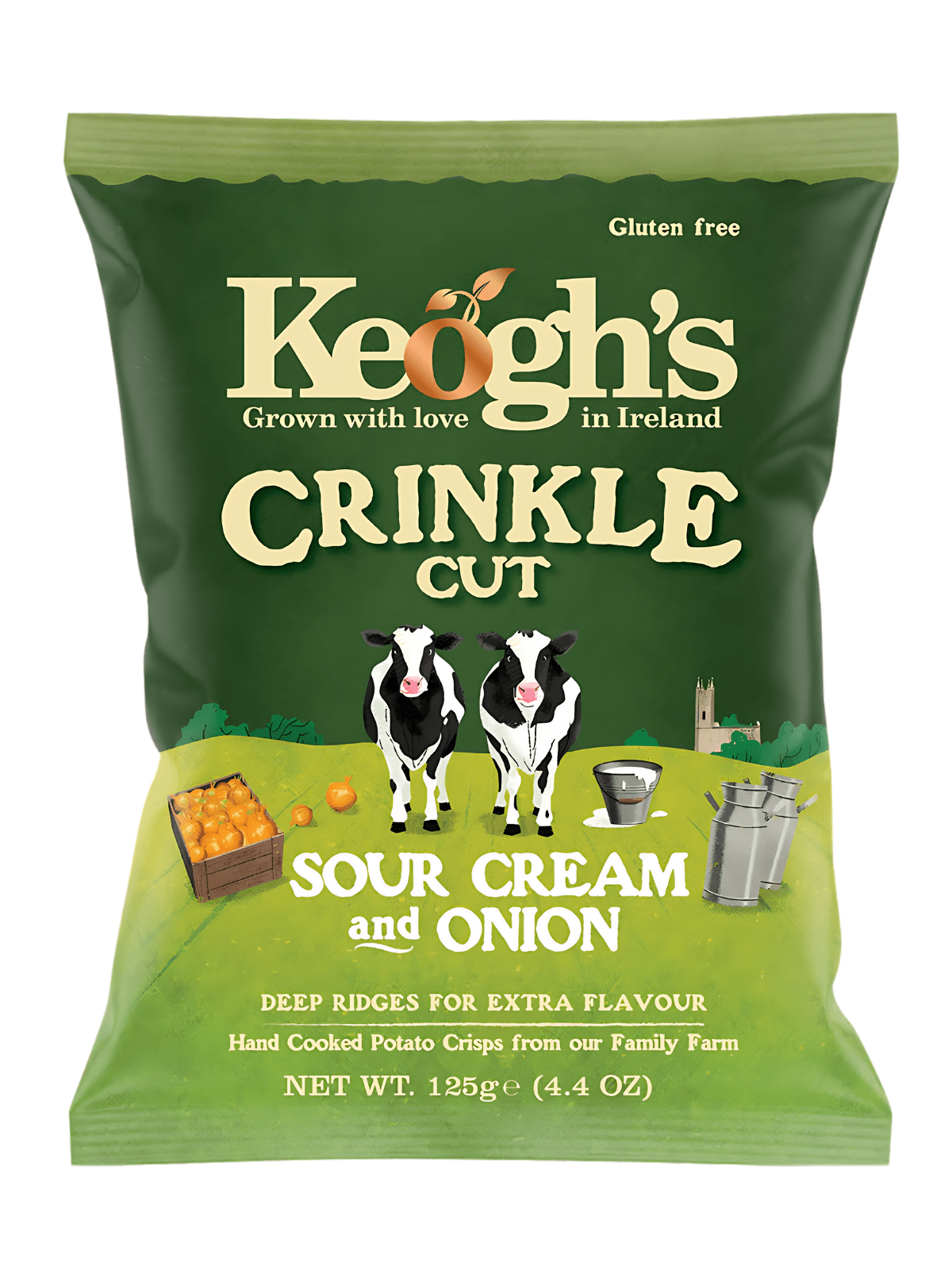 SOUR CREAM & ONION CHIPS 125gr