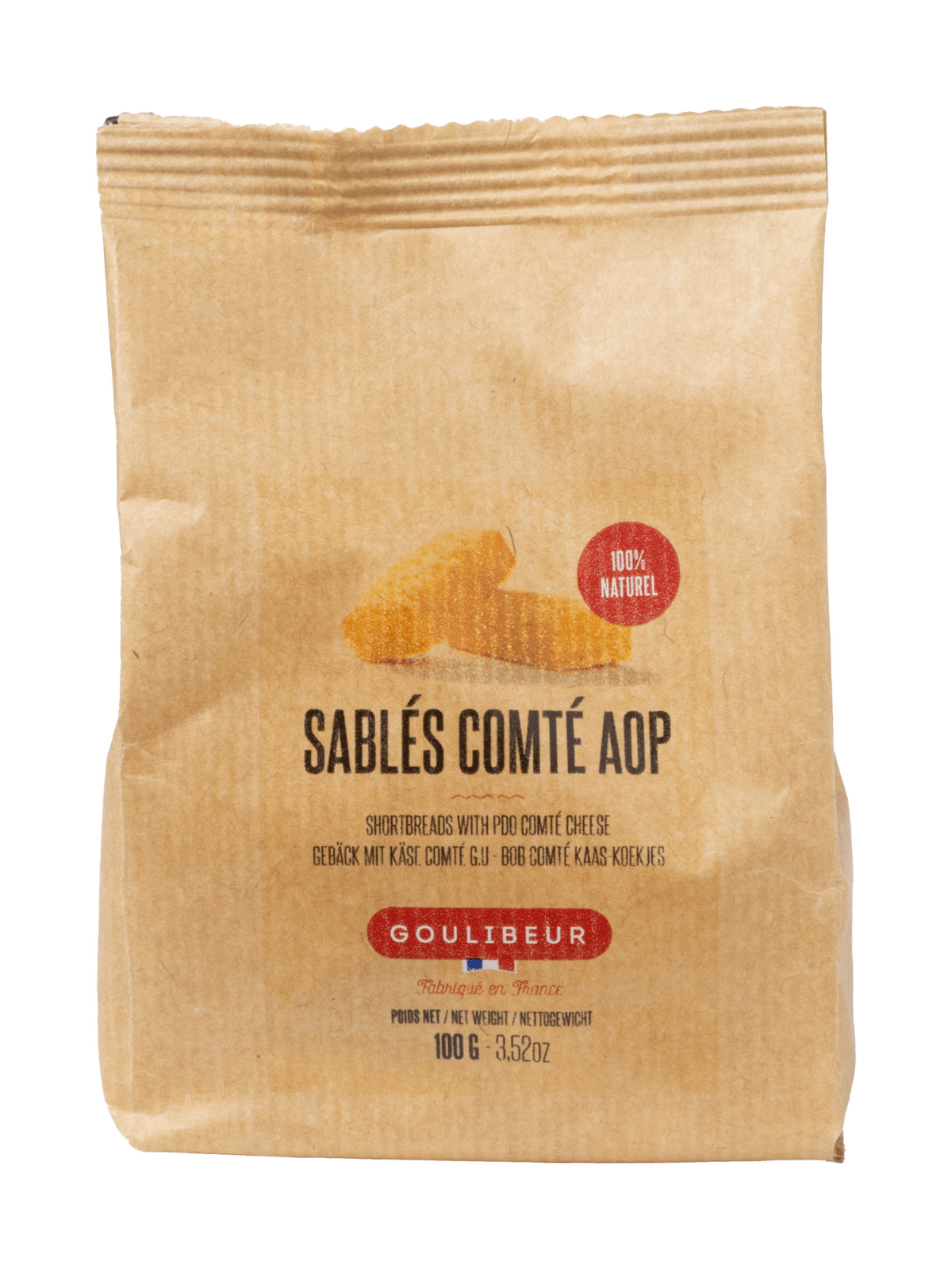 SABLES CHEESE COMPTE 100gr