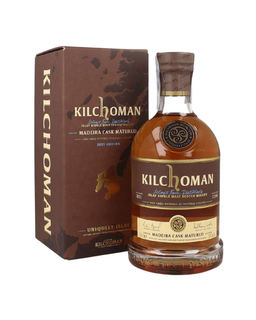 KILCHOMAN SCOTCH WHISKY LIMITED MADEIRA CASK MATURE