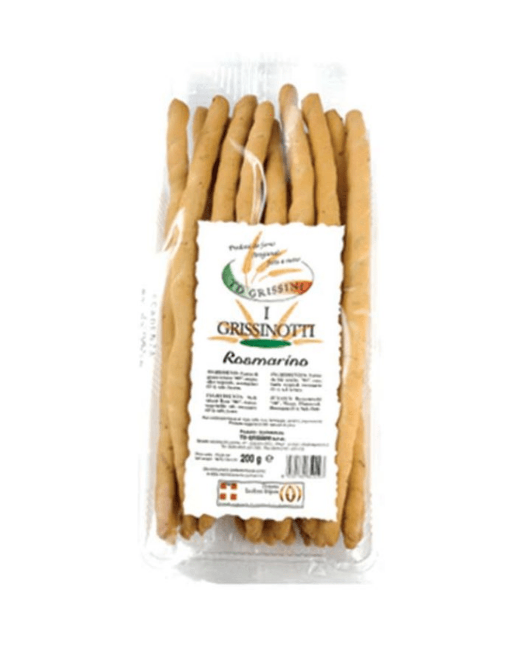 GRISSINI ROSEMARY BREADSTICKS 200gr