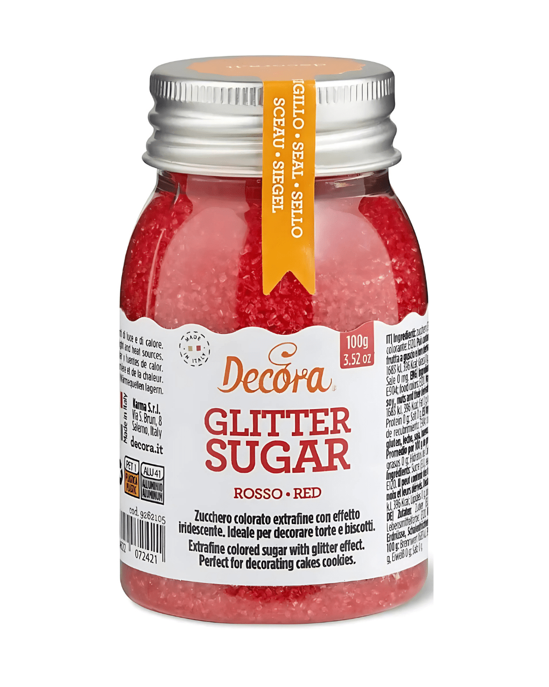 GLITTER DECORA ΚΟΚΚΙΝΟ