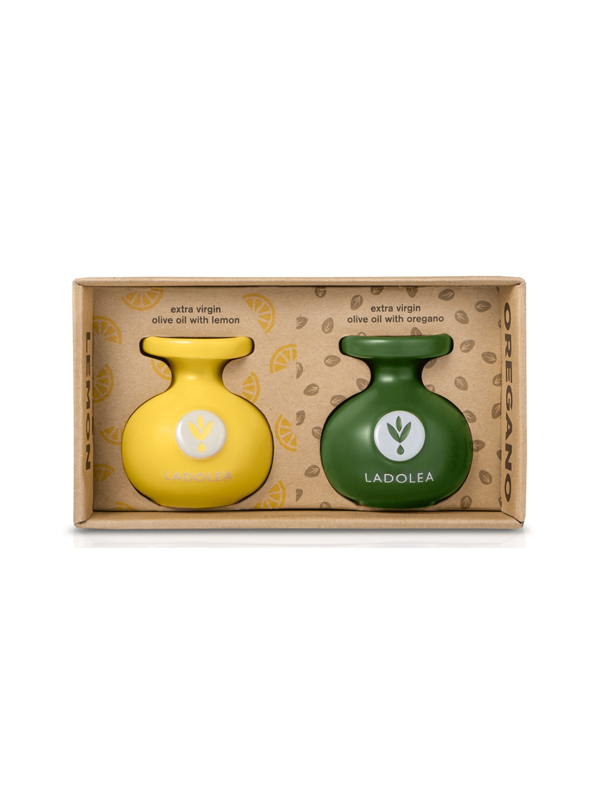 GREEN & YELLOW OLIVE OIL POT LEMON & OREGANO 200ml