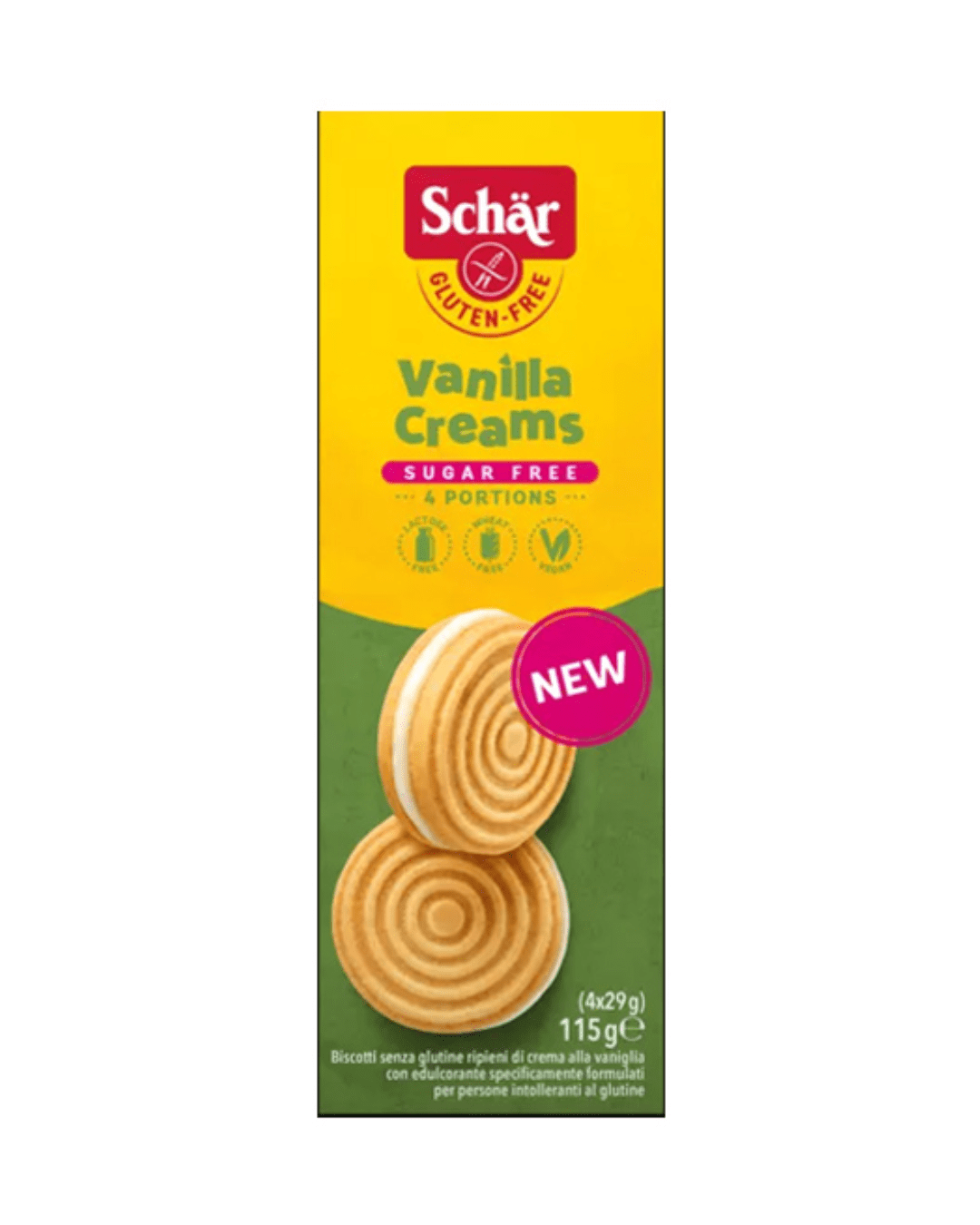 VANILLA CREAMS ΜΠΙΣΚΟΤΑ GLUTEN FREE