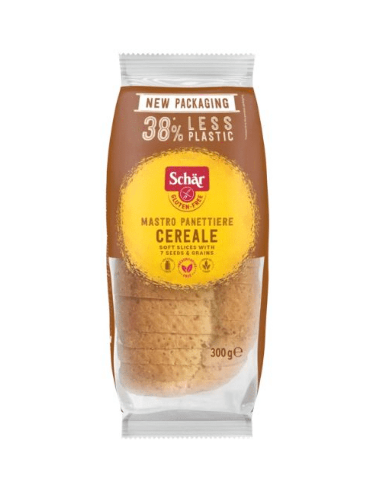 BREAD SLICES MULTISEED GLUTEN FREE 300gr