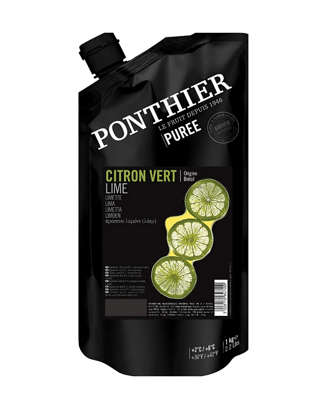 PONTHIER  POUREE LIME REFRIGERATED
