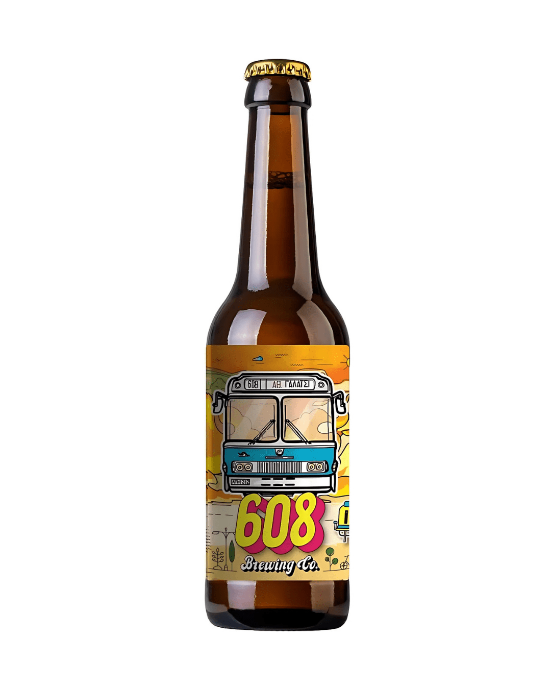 608 BREWING PALE ALE GLASS OW