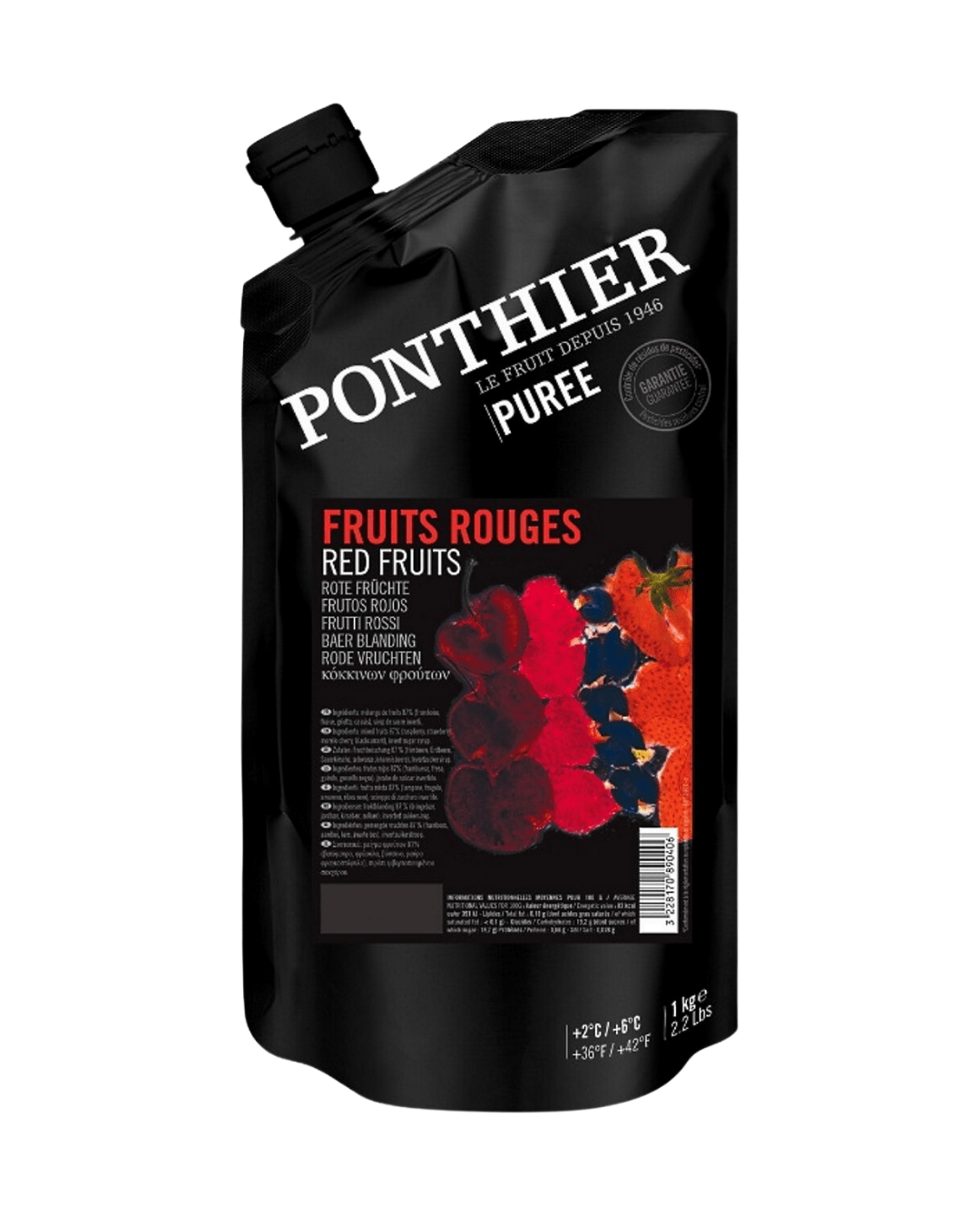 PONTHIER REFRIGERATED POUREE RED FRUITS
