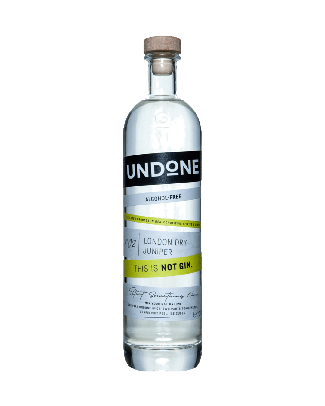 UNDONE No02 LONDON DRY JUNIPER GIN NON ALCOHOLIC