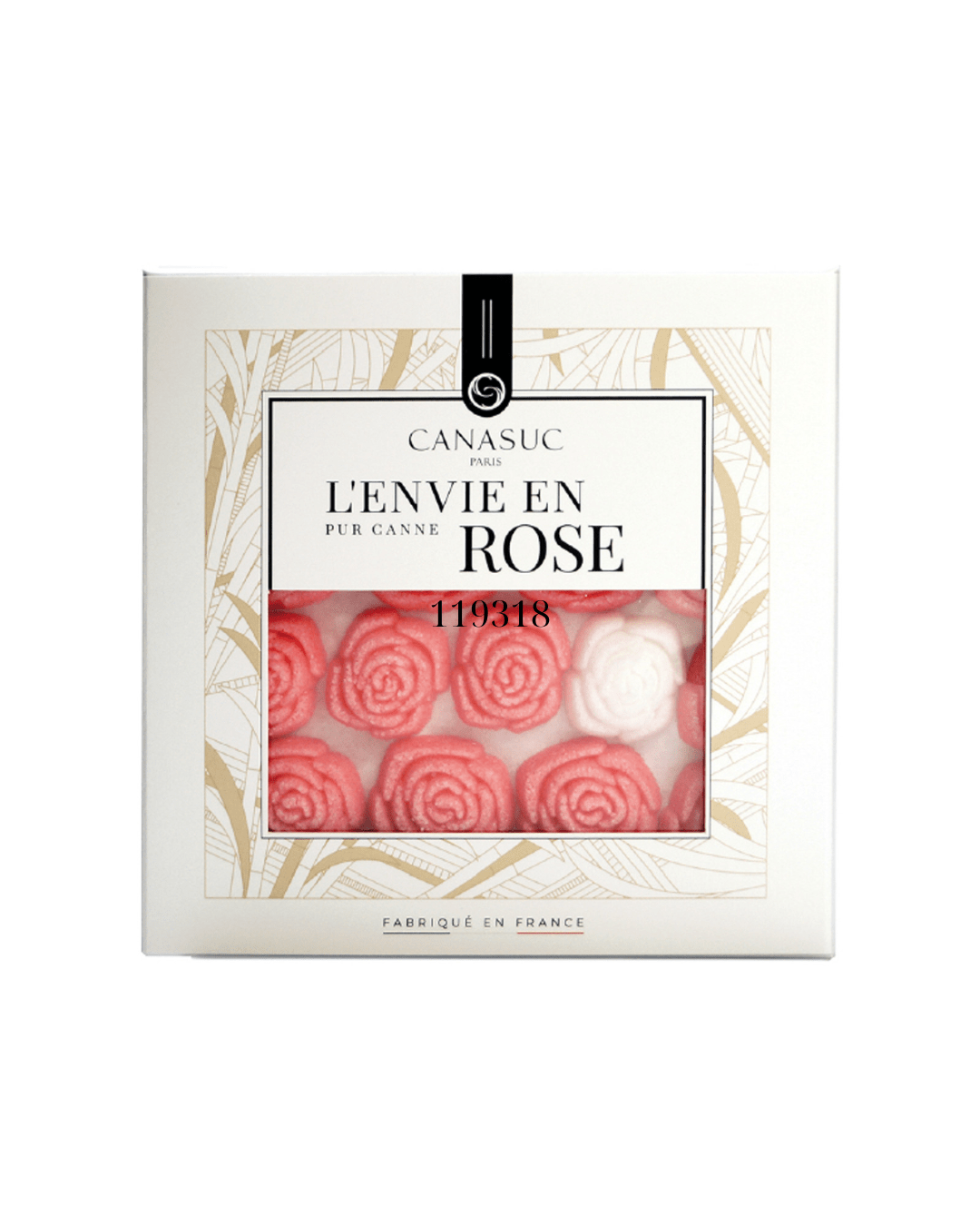 PINK AND WHITE FLOWERS SUGAR 105gr