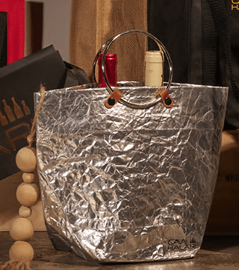 26114B SILVER RING BAG