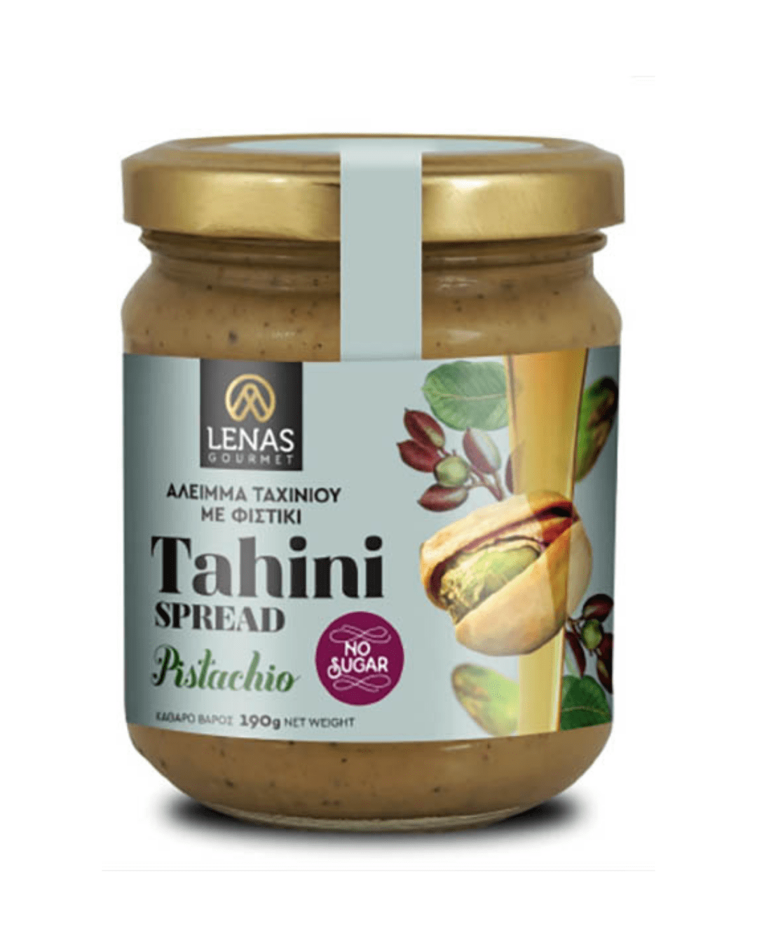 SESAME SPREAD WITH 20% PISTACHIO 190gr