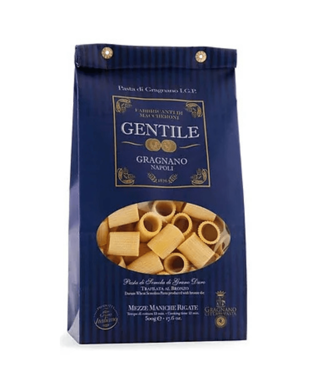 GRAGNANO MEZI MANICHE RIGATE 500gr