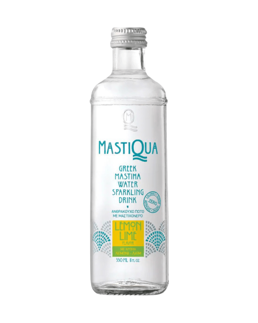 MASTIQUA LEMON LIME SPARKLING WATER